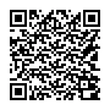 QR код за телефонен номер +16102000421