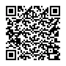 QR-code voor telefoonnummer +16102000442