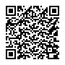 Kod QR dla numeru telefonu +16102000445