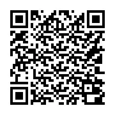 Codice QR per il numero di telefono +16102000449