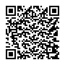 Codice QR per il numero di telefono +16102417084