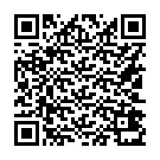 QR код за телефонен номер +16102431893