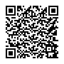 QR-koodi puhelinnumerolle +16102981659