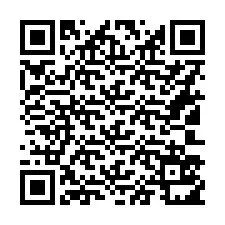 QR-koodi puhelinnumerolle +16103511605