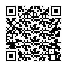 Codice QR per il numero di telefono +16104260386