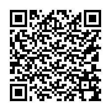 QR-code voor telefoonnummer +16105194500