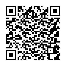 Codice QR per il numero di telefono +16105418051