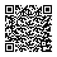 Código QR para número de telefone +16105772978