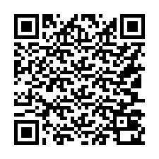 QR-koodi puhelinnumerolle +16107020134