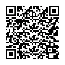 QR-koodi puhelinnumerolle +16122000037