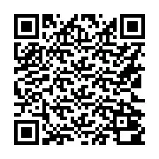 Código QR para número de telefone +16122000206