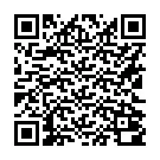 QR-koodi puhelinnumerolle +16122000212