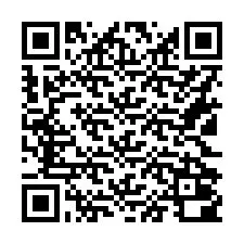 QR-koodi puhelinnumerolle +16122000225