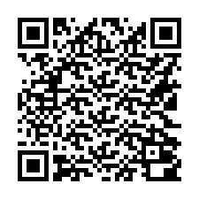 Código QR para número de teléfono +16122000226