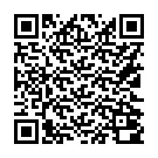 Código QR para número de teléfono +16122000249