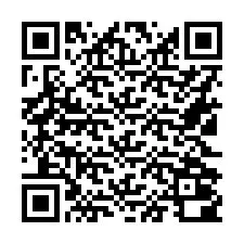 QR-code voor telefoonnummer +16122000367