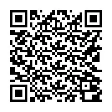 QR kód a telefonszámhoz +16122000392