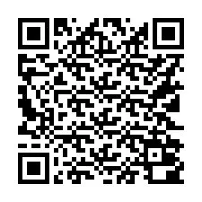 QR kód a telefonszámhoz +16122000478