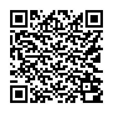 Código QR para número de teléfono +16122000538