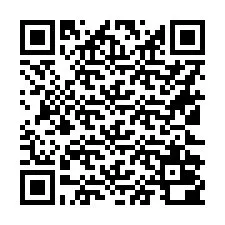 Código QR para número de teléfono +16122000542