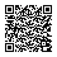 QR-koodi puhelinnumerolle +16122000602