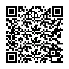 QR Code สำหรับหมายเลขโทรศัพท์ +16122000622