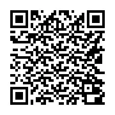 QR-koodi puhelinnumerolle +16122000666