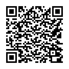 Código QR para número de teléfono +16122000687