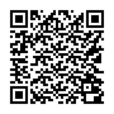 QR код за телефонен номер +16122000768