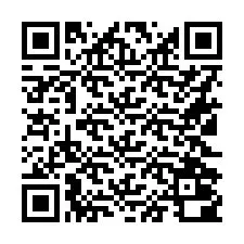 Código QR para número de teléfono +16122000776