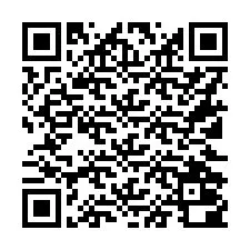 QR kód a telefonszámhoz +16122000788