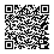 QR-koodi puhelinnumerolle +16122000855