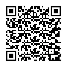 Código QR para número de teléfono +16122001002