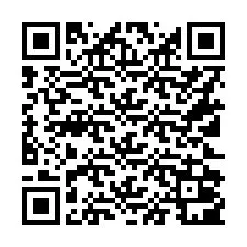 Código QR para número de teléfono +16122001018