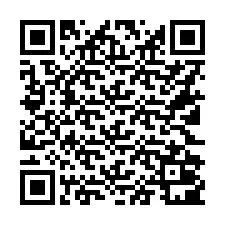 QR-koodi puhelinnumerolle +16122001128