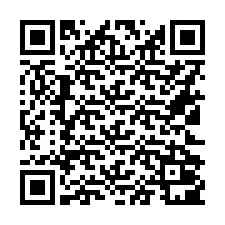 QR-код для номера телефона +16122001213