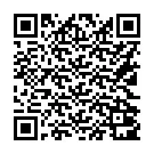 Código QR para número de teléfono +16122001229