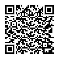 Kode QR untuk nomor Telepon +16122001234