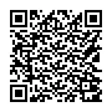 Código QR para número de teléfono +16122001261