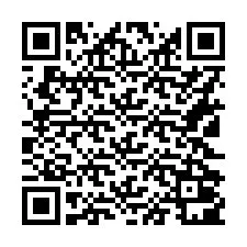 Codice QR per il numero di telefono +16122001275