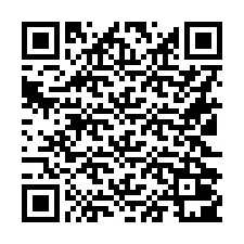 Código QR para número de telefone +16122001276