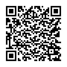 QR kód a telefonszámhoz +16122027648