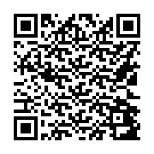 Código QR para número de teléfono +16122483307