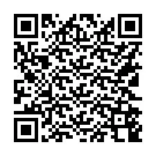 Código QR para número de teléfono +16122548074