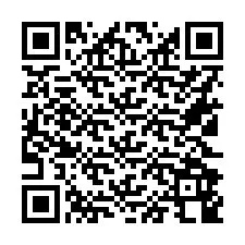 QR код за телефонен номер +16122948363