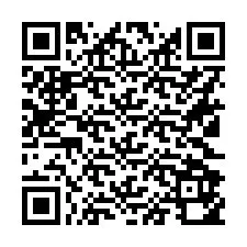 Codice QR per il numero di telefono +16122950332