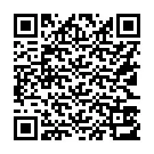 Código QR para número de teléfono +16123513828