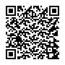 QR kód a telefonszámhoz +16124042008