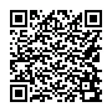 Código QR para número de teléfono +16128692537