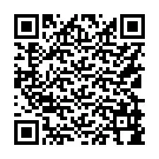 Código QR para número de teléfono +16129984594